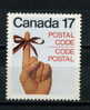 CANADA     1979     17c   Postal  Code  Publicity - Neufs
