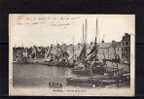 50 BARFLEUR Port, Retour De Peche, Bateaux, Carte Taxée, Ed Brochard, 1903 - Barfleur