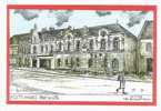 62 HARNES - Hôtel De Ville  - Illustration Yves Ducourtioux - Harnes