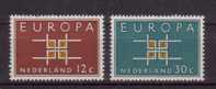 Nederland: 1963 Nvph Nr 800-801, Michel Nr 806 + 807 Europa, Cept - Neufs