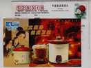 Purple Pottery Electric Boiler,China 2001 Jianshi Home Electrical Appliance Factory Advertising Pre-stamped Card - Elettricità