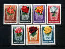 Hungría 1962 Yv1516-22  **  Rosas Diversas: Floribunda, Tea Hibrid, - Rosen