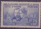 ⭐ Côte D'Ivoire - YT N° 140 * - Neuf Avec Charnière - 1938 ⭐ - Unused Stamps