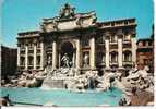 ROMA / FONTANA DI TREVI / COLORI  VIAGGIATA  1971 / ANIMATA / COMM. NATALE 70 . - Fontana Di Trevi