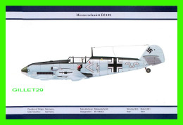 AVION - MESSERSCHMITT Bf-109 E3, 1941 - SERVICE/UNIT : STAB I/JG1 - ORIENTAL CITY PUBLISHING GROUP LIMITED ISSUED - 1939-1945: 2nd War