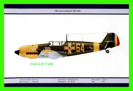 AVION - MESSERSCHMITT Bf-109 E3 No 64, 1941 - SERVICE/UNIT : GRUPUL 7 - ORIENTAL CITY PUBLISHING GROUP LIMITED ISSUED - 1939-1945: 2a Guerra