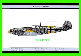 AVION - MESSERSCHMITT Bf-109 F2 No 10, 1941 - SERVICE/UNIT : 5/JG54  - ORIENTAL CITY PUBLISHING GROUP LIMITED ISSUED - 1939-1945: 2. Weltkrieg