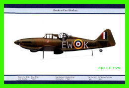 AVION - BOULTON-PAUL DEFIANT No N3437 -  F MARK 1 - SERVICE/UNIT : 307 (POLISH)Sqn RAF - 1940 - ORIENTAL CITY PUBLISHING - 1939-1945: II Guerra