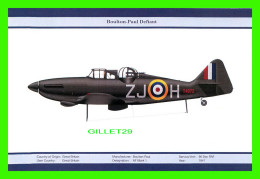 AVION - BOULTON-PAUL DEFIANT No T4072 - NF MARK 1 - ORIENTAL CITY PUBLISHING GROUP LIMITED ISSUED - 1939-1945: 2nd War