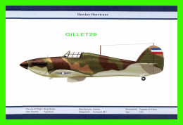 AVION - HAWKER HURRICANE Mk 1 - SERVICE/UNIT : YUGOSLAV AIR FORCE - 1941 - ORIENTAL CITY PUBLISHING GROUP LIMITED ISSUED - 1939-1945: 2a Guerra