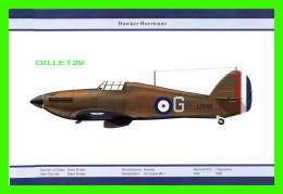 AVION - HAWKER HURRICANE Mk 1 No L1842 - SERVICE/UNIT : 1 SQUADRON - 1939 - ORIENTAL CITY PUBLISHING GROUP LIMITED ISSUE - 1939-1945: 2. Weltkrieg