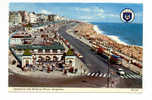 OLD FOREIGN 2437- UNITED KINGDOM - ENGLAND - AQUARIUM AND MADEIRA DRIVE, BRIGHTON, OLD CARS AUTOMOBILES BUS - Brighton