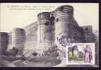 CARTE-MAXIMUM France N° Yvert 4326 (ANGERS - Château),  Obl Ill 1er Jour Château Sur Carte Ancienne   RRR - 2000-2009