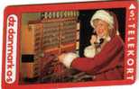 DENMARK  5 KRONA  MERRY CHRISTMAS 1992 WOMAN ON TELEPHONE EXCHANGE MINT  READ DESCRIPTION !! - Dänemark