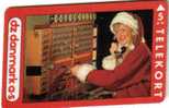 DENMARK  5 KRONA  MERRY CHRISTMAS 1992 WOMAN ON TELEPHONE EXCHANGE MINT  READ DESCRIPTION !! - Dinamarca