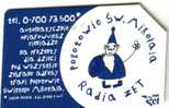 POLAND 25 U  CHRISTMAS RADIO PROMOTION TO OFFER MONEY FOR CHILDREN  IN NEED EAD DESCRIPTION !! - Pologne