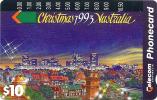 AUSTRALIA $10 CHRISTMAS 1993 CITY VIEW CARTOON AUS-094 READ DESCRIPTION  !! - Australia