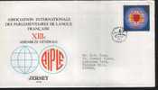 Fdc Jersey 1983 Association Internationale Des Parlementaires De Langue Française - Autres & Non Classés