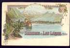 Ak, LAC LEMAN,  CHILLON , Litho, Old Postcard, Pre-1900. - VD Waadt
