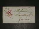 (815) Stampless Cover From Payerne To Geneve 1848 - ...-1845 Prephilately