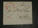 (816) Stampless Cover From Lenzburg To Wohlen 1834 - ...-1845 Prefilatelia