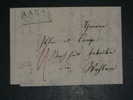 (829) Stampless Cover From Aarau To Wohlen 1834 - ...-1845 Prefilatelia