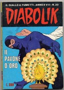 Diabolik (Astorina 1979) Anno XVIII° N. 20 - Diabolik