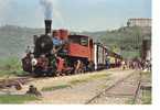 CpF1473 - Chemin De Fer Du Vivarais - Train à Vapeur En Gare De Boucieu Le Roi -  Ligne Tournon - Lamastre  - (07 - Ardè - Lamastre