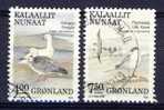 #Greenland 1990. Birds (4). Michel 199-200. Cancelled (o) - Used Stamps