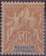 ⭐ Madagascar - YT N° 36 * - Neuf Avec Charnière - 1896 / 1899 ⭐ - Other & Unclassified