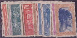 ⭐ Madagascar - YT N° 161 A à 78 * - Neuf Avec Charnière - 1930 / 1938 ⭐ - Other & Unclassified