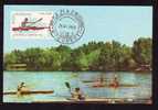 Romania  1965 , Rowing/canoe, RARE MAXI CARD Cancell FDC . - Canoa