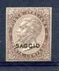 1863 ITALY    VE II 30 Cents Imperforated Overprinted SAGGIO  MINT Without Gum - Ongebruikt