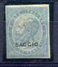 1863 ITALY    Vitt. Ema. II  15 Cents Imperforated Overprinted SAGGIO  MINT HINGED - Mint/hinged