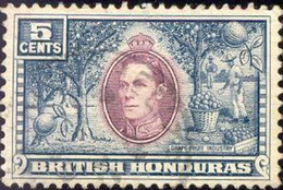 Pays : 224 (Honduras Britannique : Colonie Britannique)  Yvert Et Tellier N°:  122 (o) - Honduras Britannique (...-1970)