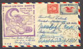 United States US Airmail The Melon And Seed Capital Deluxe Rocky Ford Colorado MISSENT Line Cancel 1938 To Germany - 1c. 1918-1940 Brieven