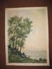 - MÄRKISCHER SEE . AQUARELLE TITREE SIGNEE ET DATEE 1946 - Acquarelli