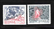 Sweden 1981 Europa Troll Chasing Boy Lady Of The Woods MNH - 1981