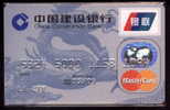 FINE USED CHINA CONSTRUCTION BANK MASTER OR VISA CREDIT CARD - China