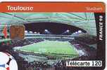 STADE TOULOUSE 120U OB1 06.98 ETAT COURANTN (Verso Sale Et Carte Légèrement Bombée) - 1998