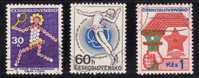 Tchécoslovaquie 1973 N°Y.T. : 1966 à 1968 Obl. - Used Stamps