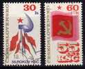 Tchécoslovaquie 1976 N°Y.T. : 2165 Et 2166 Obl. - Used Stamps