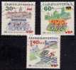 Tchécoslovaquie 1977 N°Y.T. : 2206,2207 Et 2209 Obl. - Used Stamps