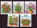 Y7754 - SAN MARINO Ss N°1338/42 - SAINT-MARIN Yv N°1296/300 ** FLEURS - Neufs