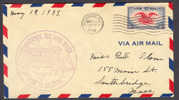United States US National Airmail Week Southbridge Mass. 1938 Cachet Cover - 1c. 1918-1940 Covers