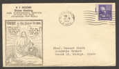 United States US Albuquerque New Mexico Christ Divine Healing 1953 Cachet Cover To Spain - 1c. 1918-1940 Brieven