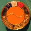 FEDERATION FRANCAISE DE TENNIS - BALLE ORANGE - BROCHE - - Tennis