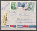 Argentina Airmail Via Aerea Registered Deluxe SUCURSAL OLIVOS 1965 Cover To Kulmbach Alemania San Martin - Luchtpost