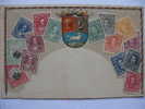 Postal With Stamps  Relieve Embossed - Venezuela