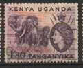 Kenya ,Uganda, Tanganyika ; 1954 N° Y/T: 97  ; Ob  ; Elizabeth II ; Cote Y:  E. - Kenya, Uganda & Tanganyika